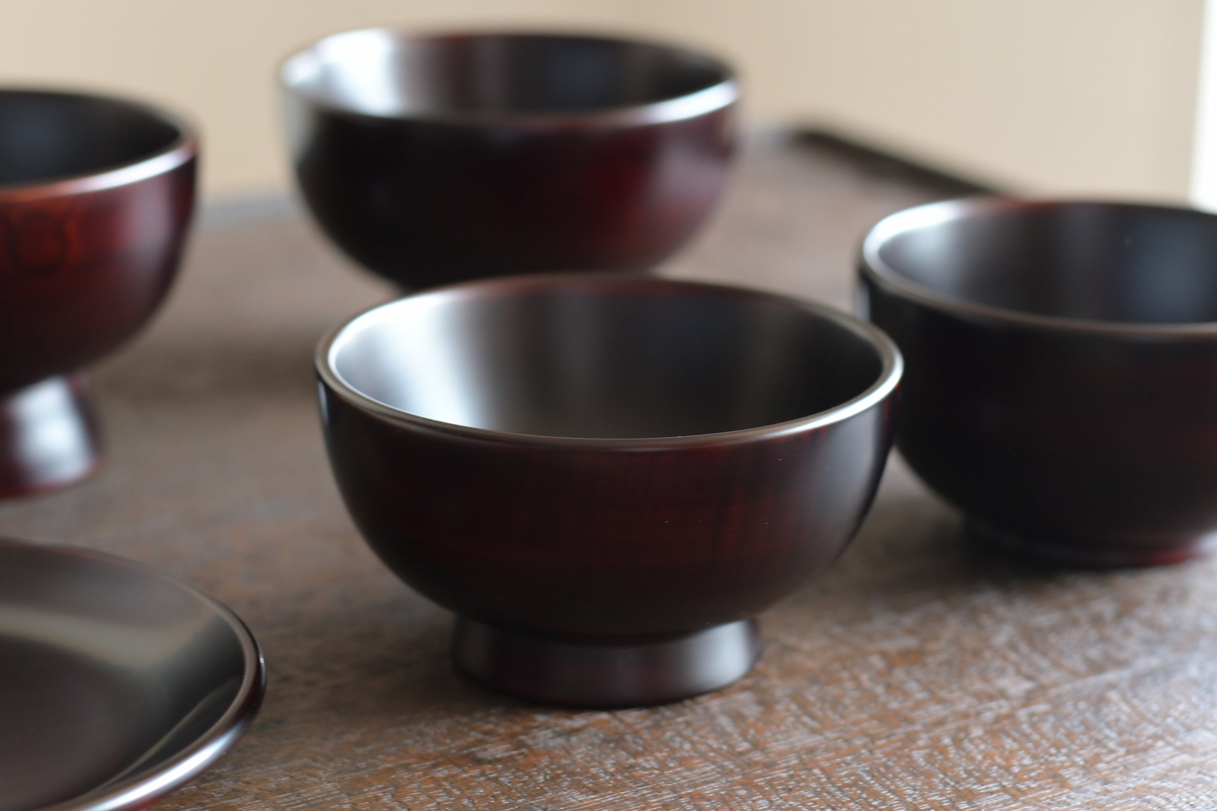 仁城義勝　平皿三枚 仁城逸景｜椀（4寸・高い高台）義勝椀 | UTSUWA-HOTARU online store