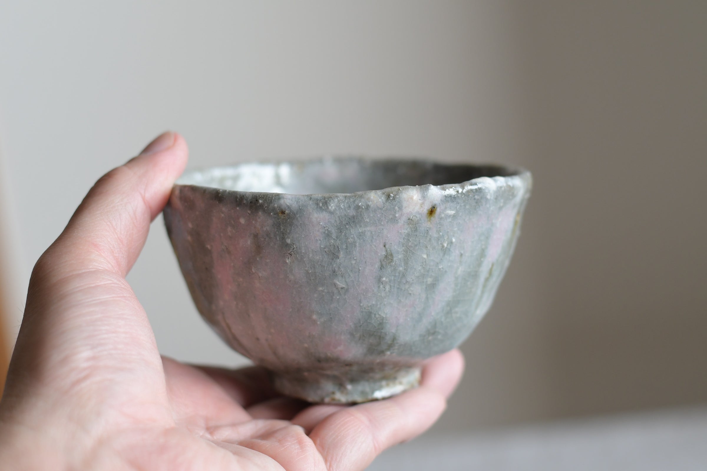 長谷川奈津｜林檎灰釉旅茶碗 | UTSUWA-HOTARU online store