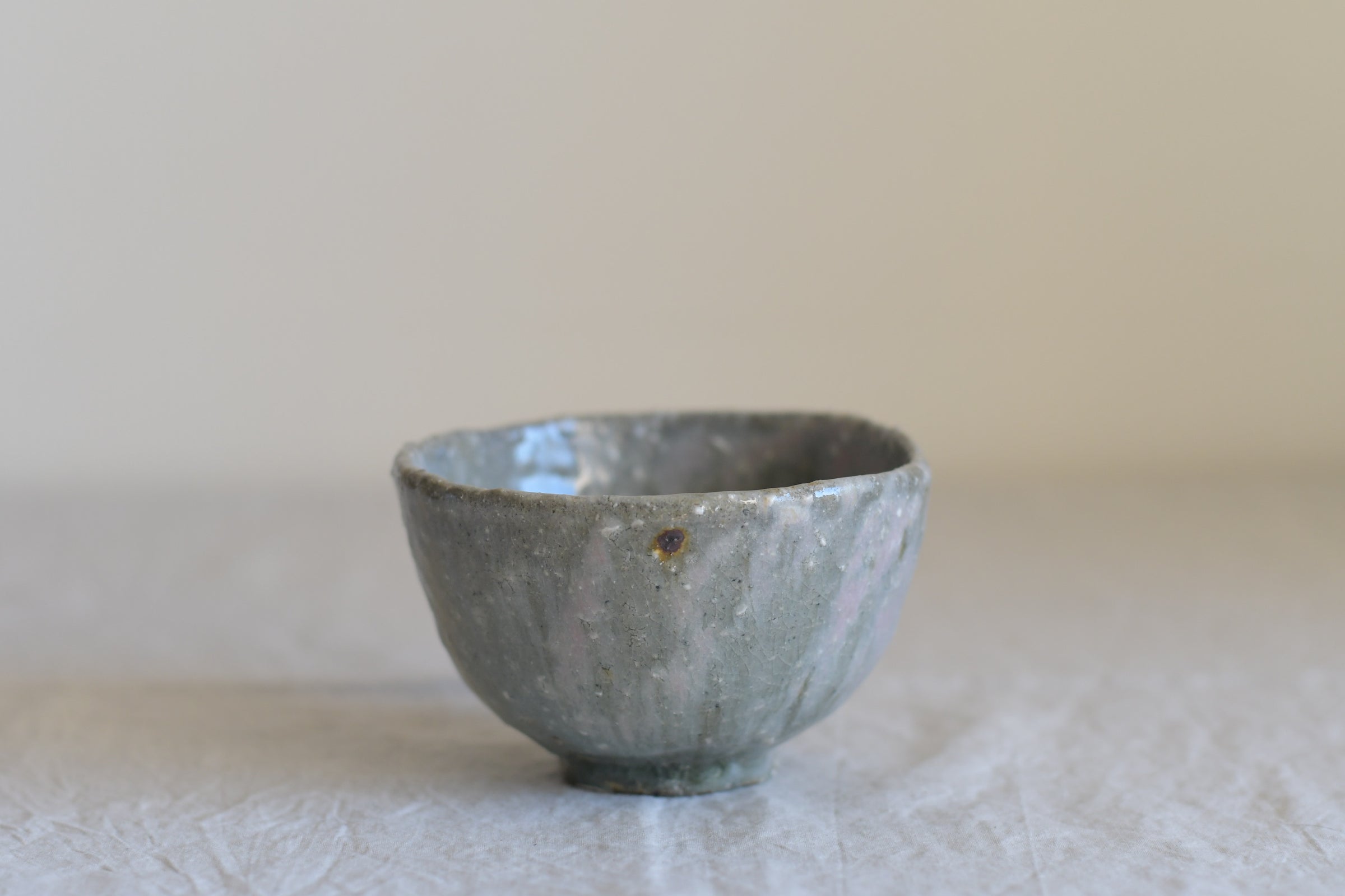 長谷川奈津｜林檎灰釉旅茶碗 | UTSUWA-HOTARU online store