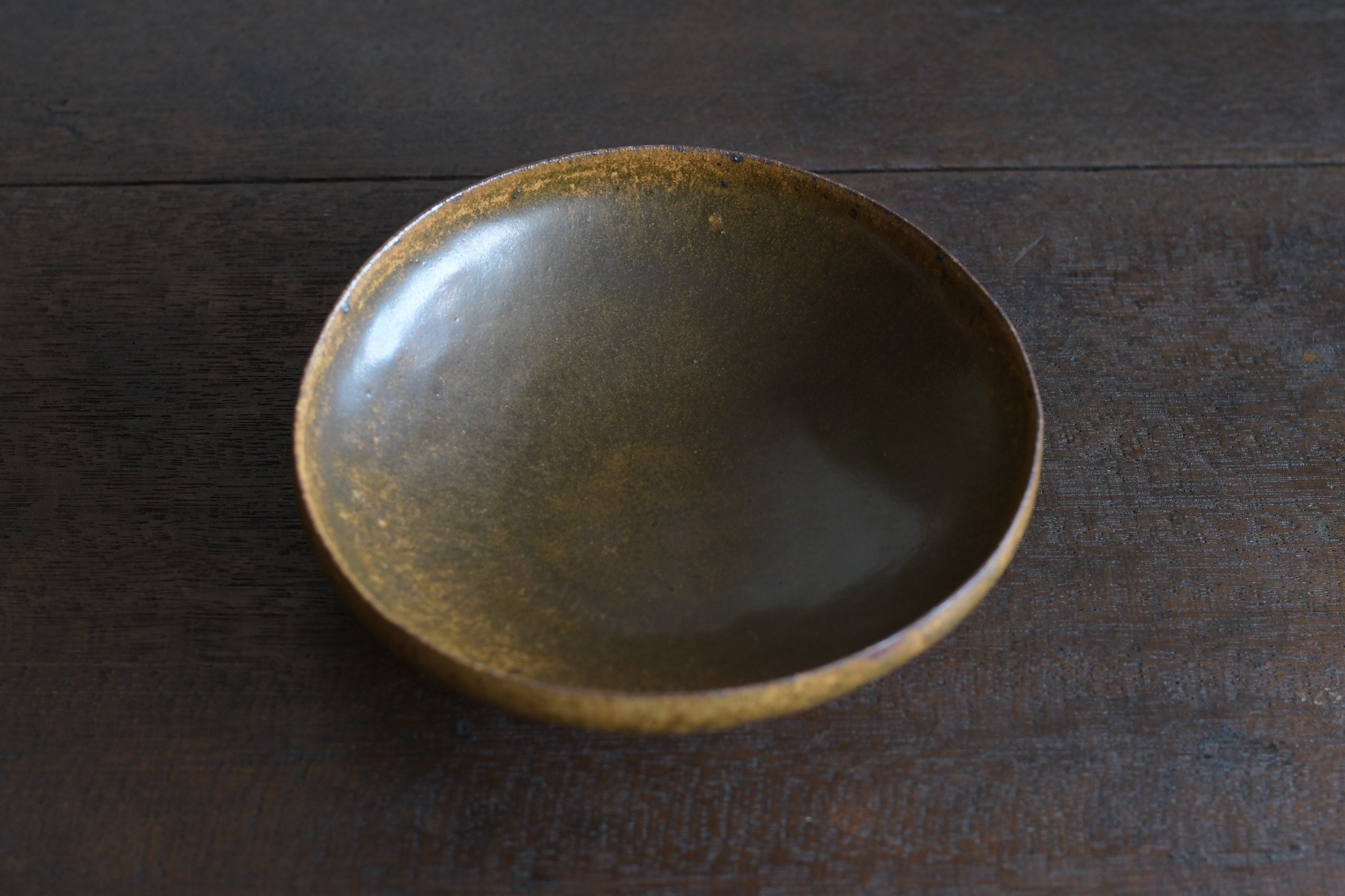 三笘 修｜黄石釉六寸鉢 | UTSUWA-HOTARU online store