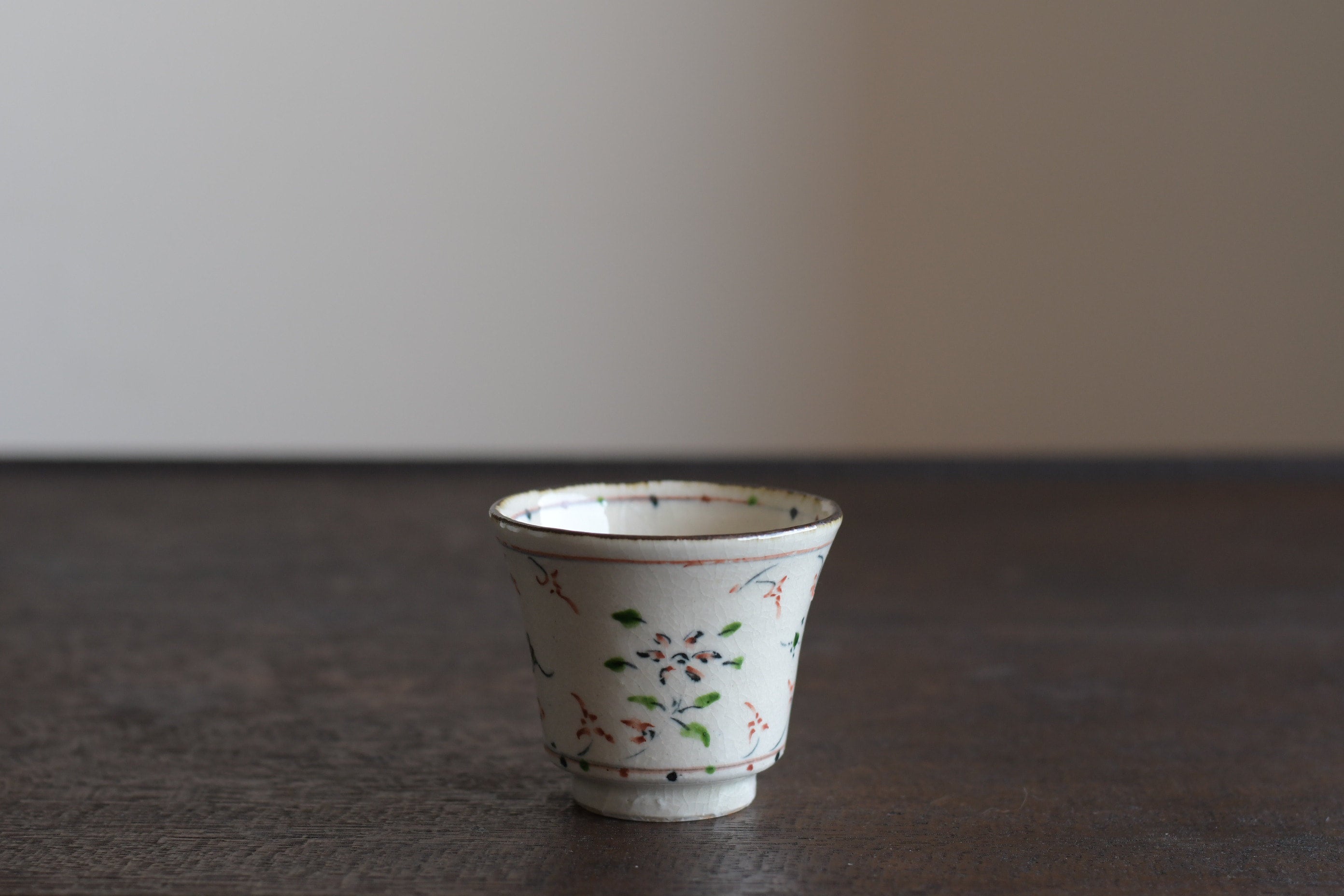 藤田佳三｜染付色彩小湯呑A | UTSUWA-HOTARU online store