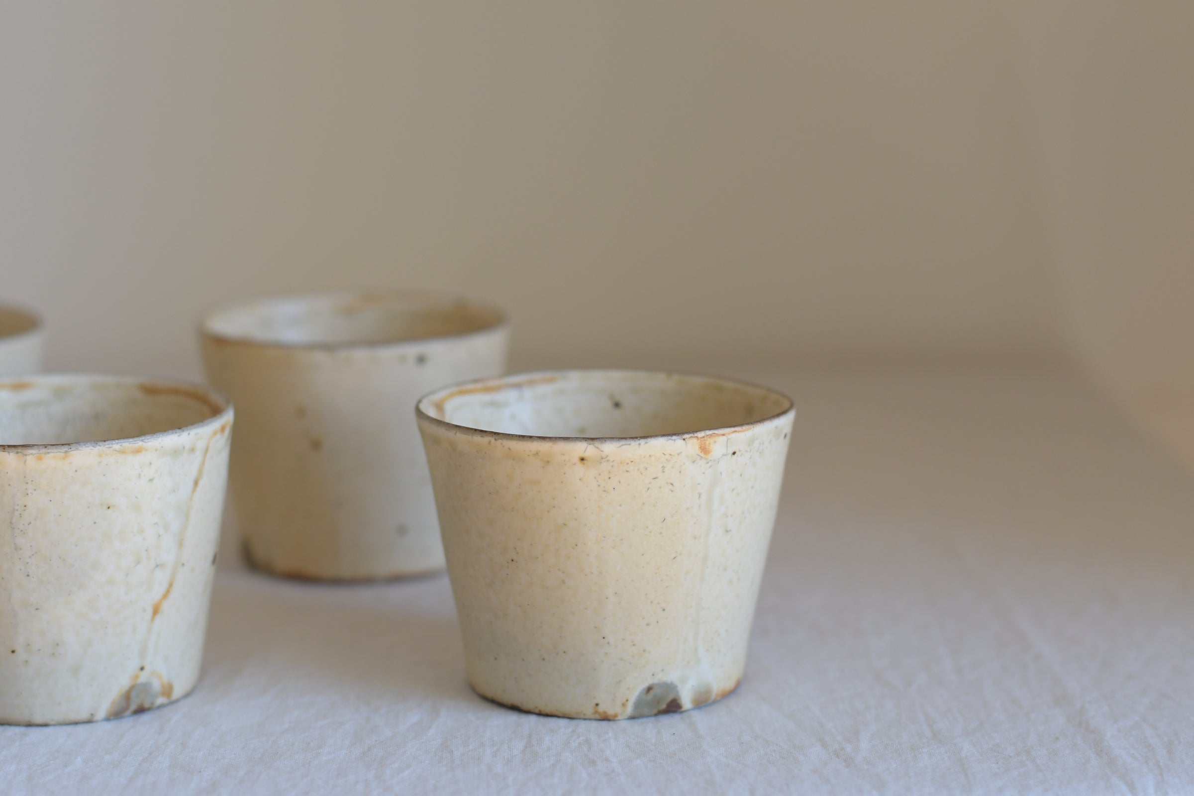 三笘 修｜灰粉引猪口 | UTSUWA-HOTARU online store