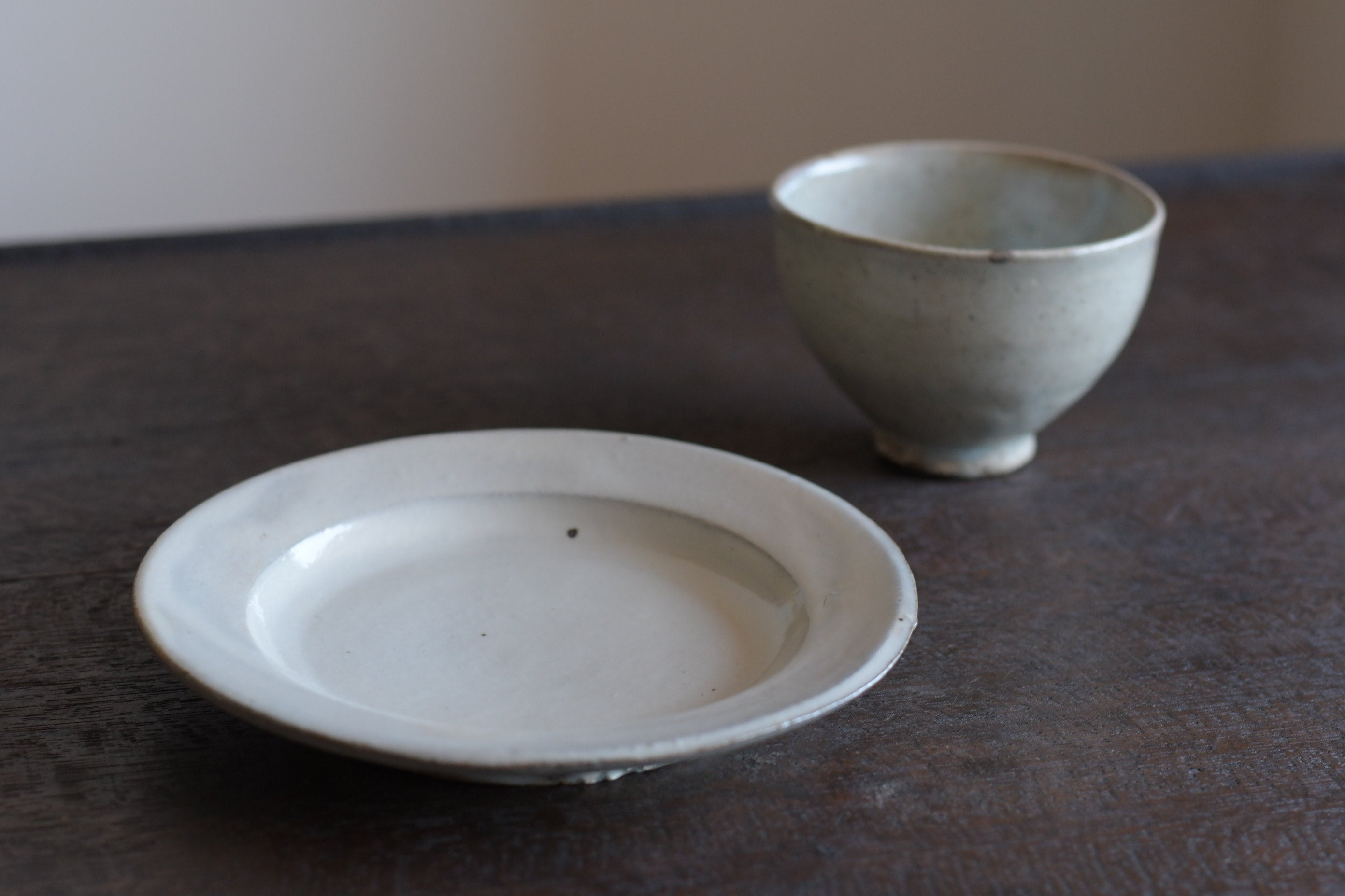 福永芳治　粉引六寸皿　5枚セット 福永芳治｜粉引6寸皿B | UTSUWA-HOTARU online store