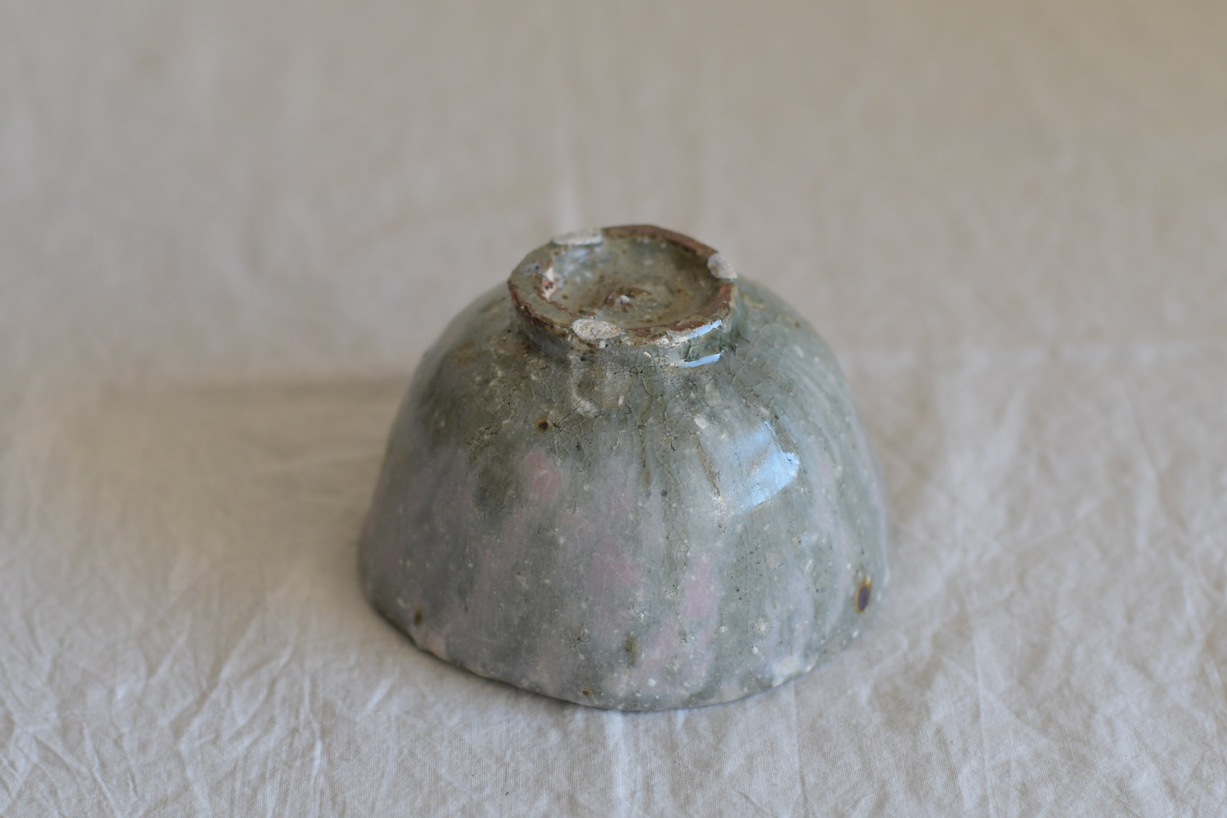 長谷川奈津｜林檎灰釉旅茶碗 | UTSUWA-HOTARU online store