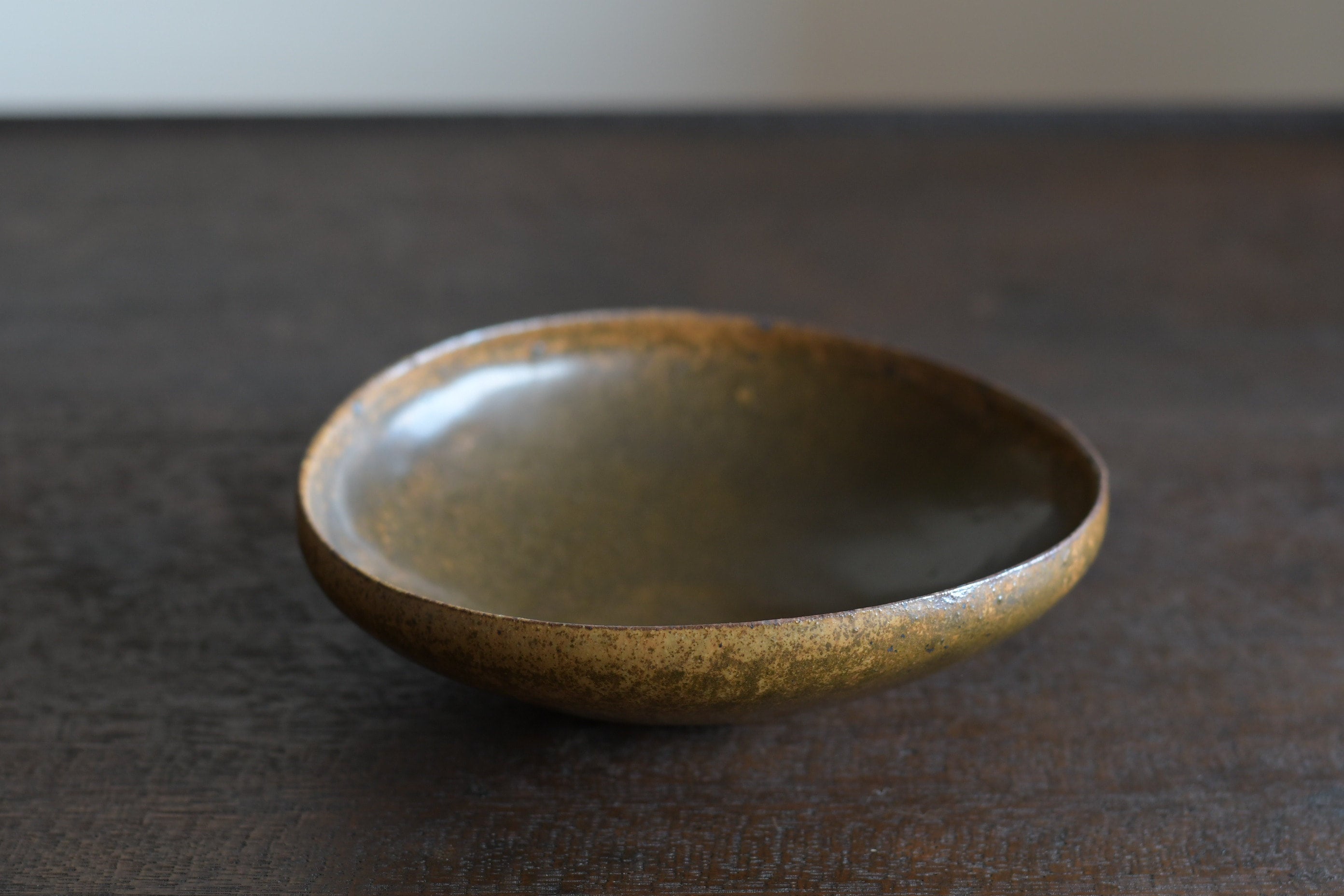 三笘 修｜黄石釉六寸鉢 | UTSUWA-HOTARU online store