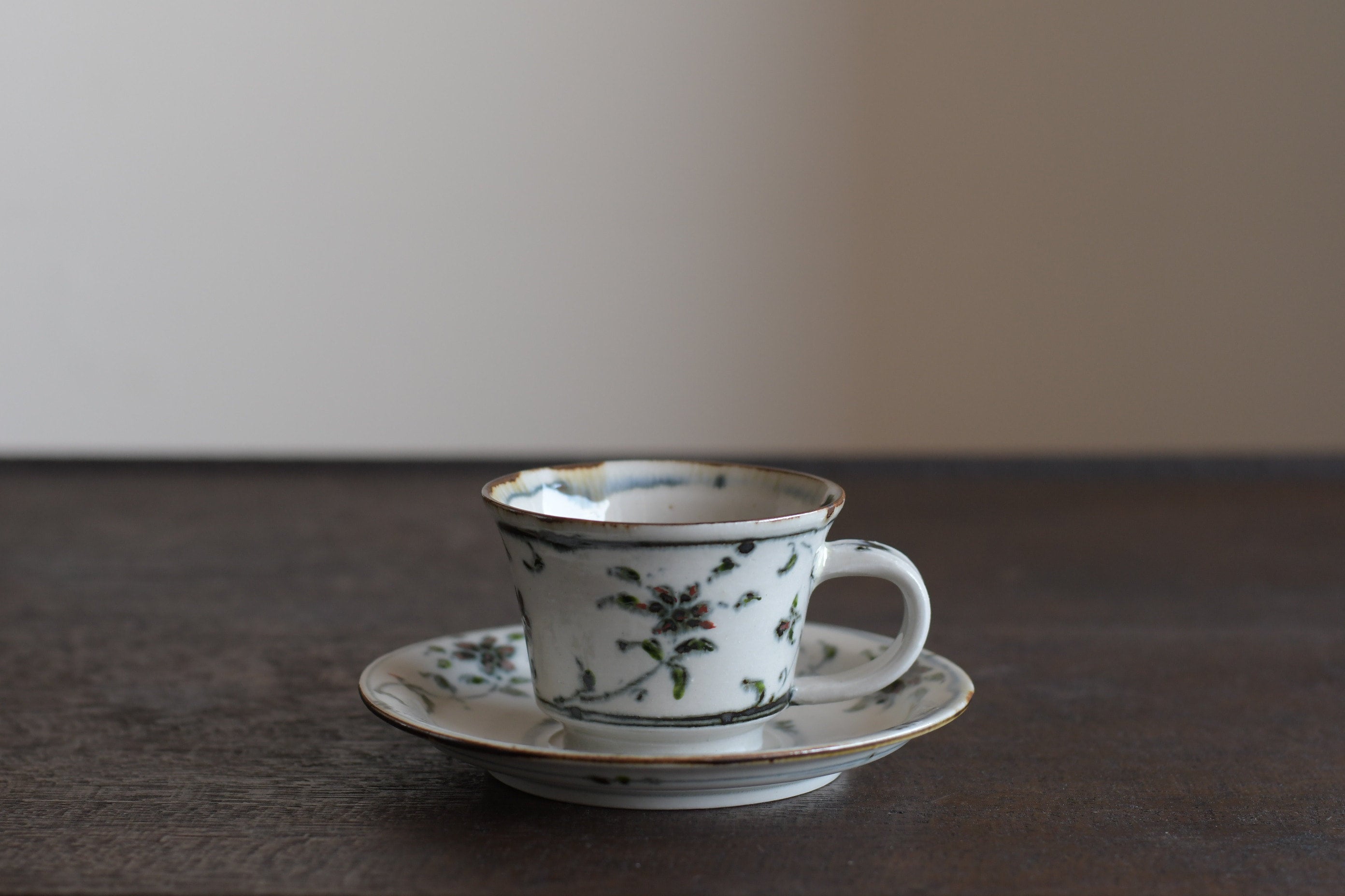 藤田佳三｜染付色彩カップ＆ソーサーA | UTSUWA-HOTARU online store