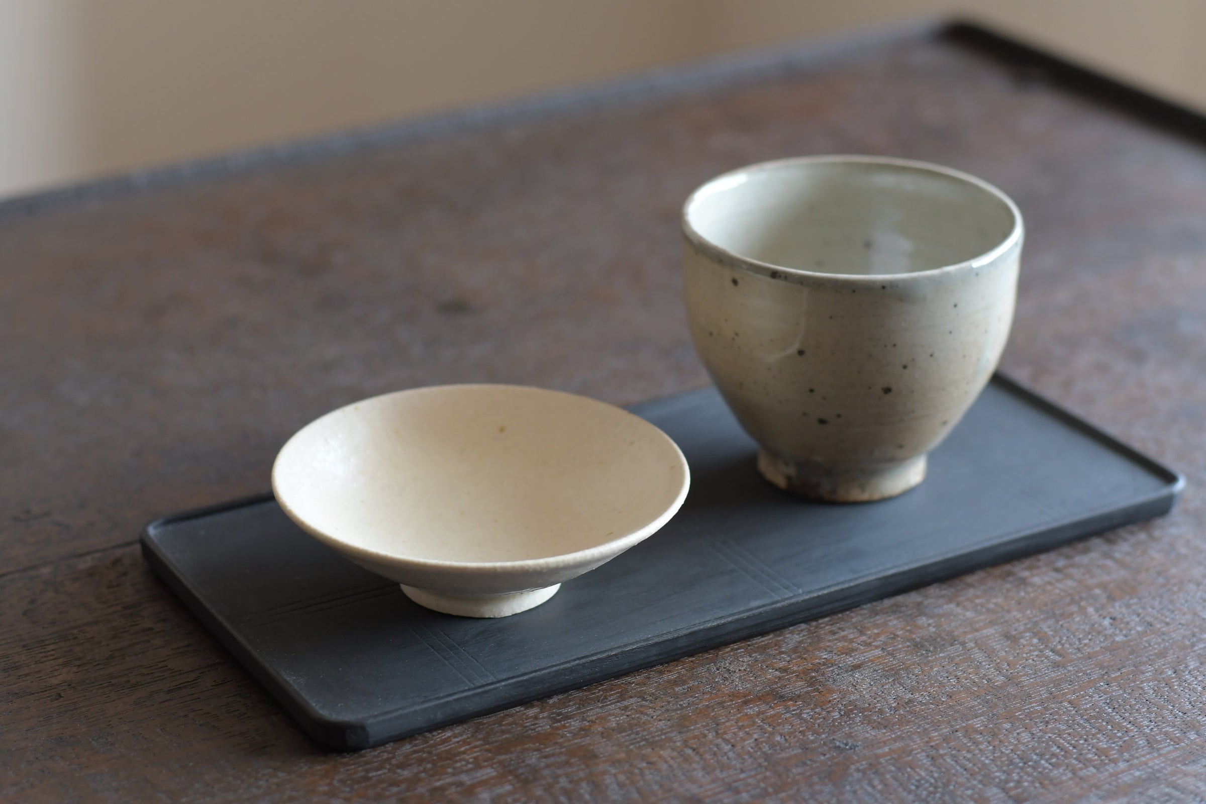 長谷川奈津　小皿　小鉢　林檎灰釉 長谷川奈津｜白林檎灰釉小皿B | UTSUWA-HOTARU online store