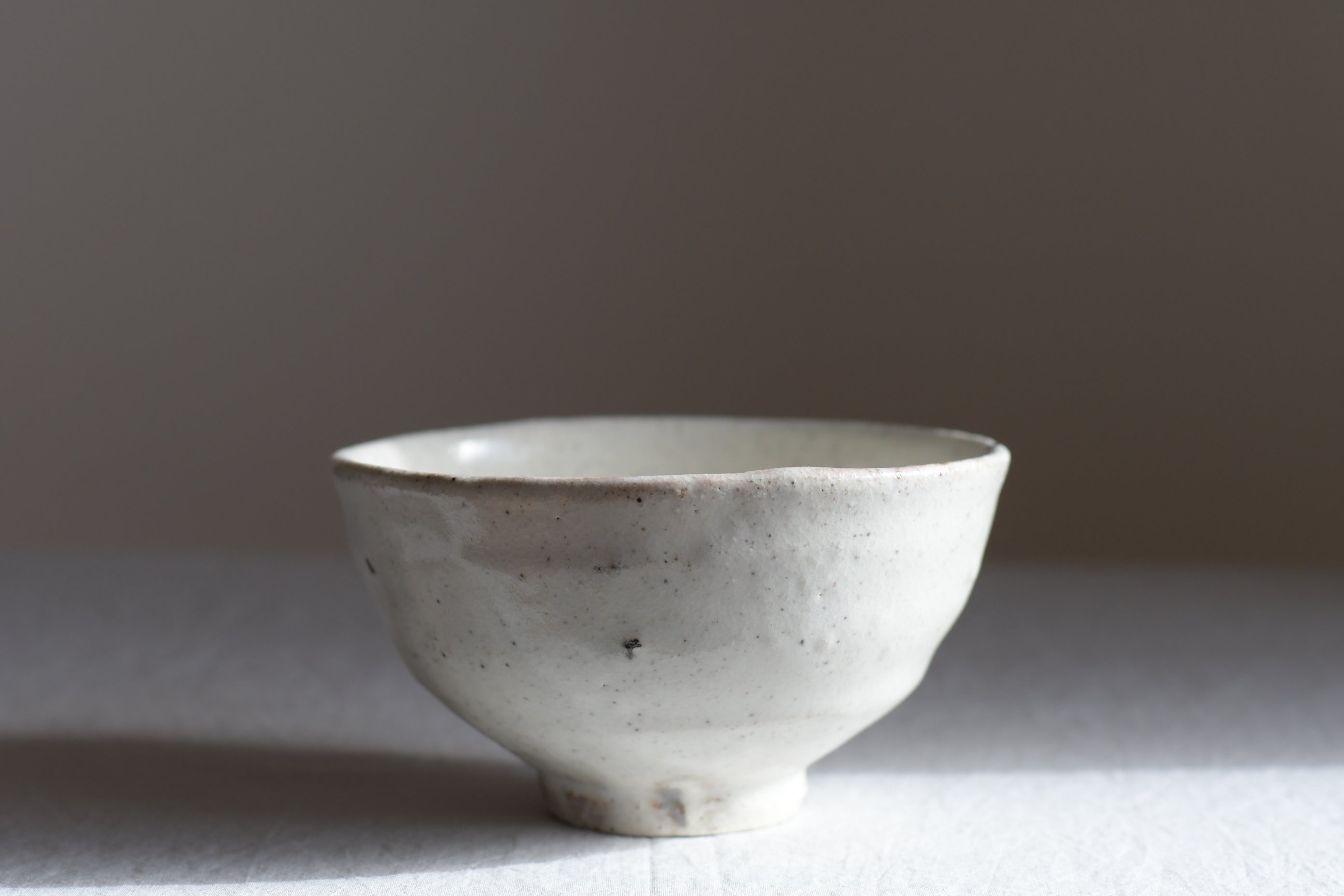 村木雄児　蓋つぼ　粉引 村木雄児｜粉引碗 | UTSUWA-HOTARU online store