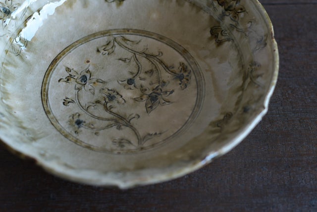 藤田佳三作  刷毛目大皿 藤田佳三｜染付色彩輪花長方皿 | うつわ穂垂