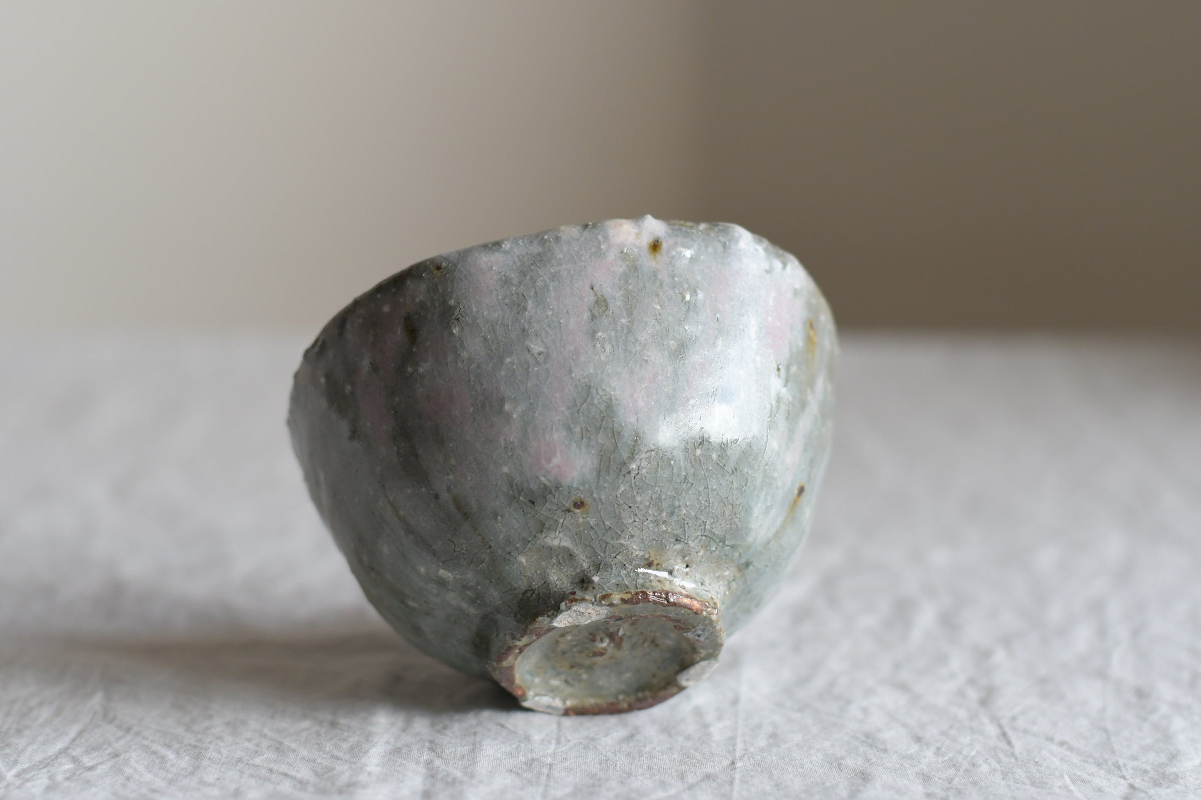 長谷川奈津｜林檎灰釉旅茶碗 | UTSUWA-HOTARU online store