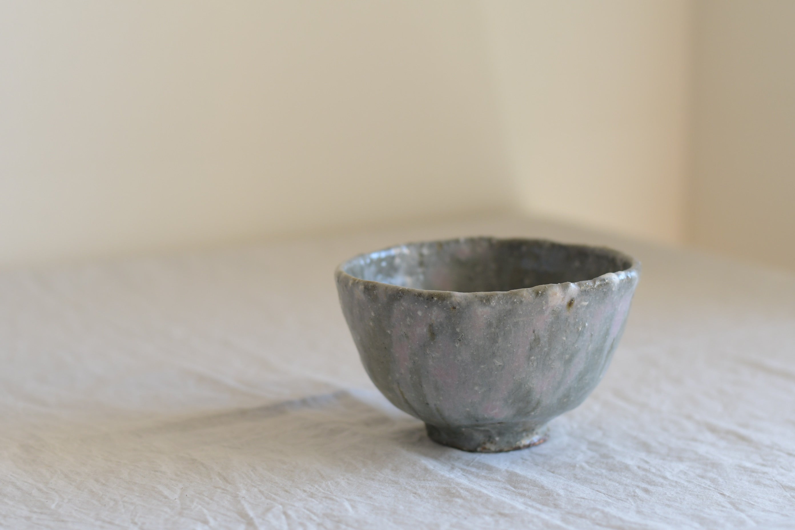 長谷川奈津｜林檎灰釉旅茶碗 | UTSUWA-HOTARU online store